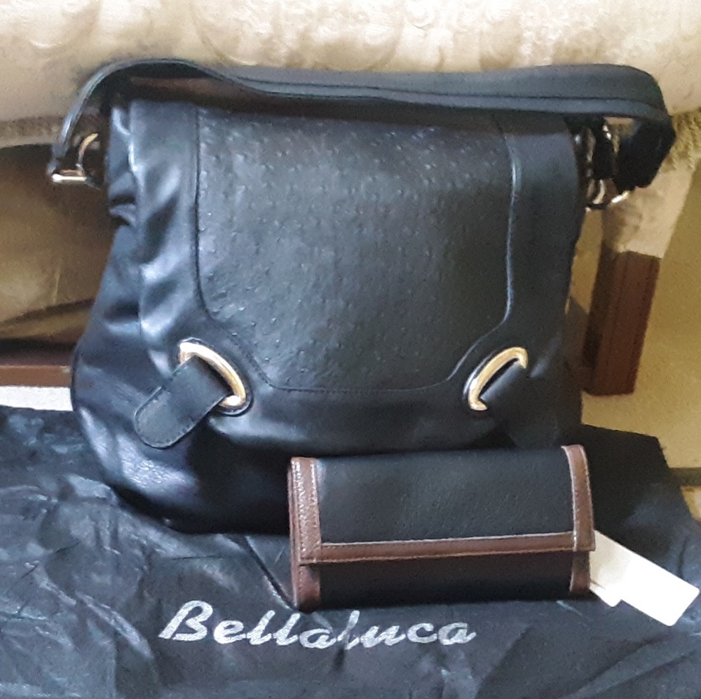 Bellaluca faux leather handbag & Alyssa wallet